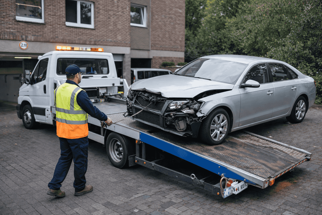 Effiziente Logistik – Abholung und Verladung bei der Autoverwertung in Tönisvorst